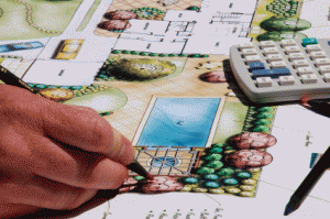 a full color rendering of a McKinney Tx Irrigation system and landscape